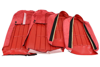 Buy 68-72-red-code-30 1970 Corvette Reproduction Leather/Vinyl Seat Covers  by Corvette America