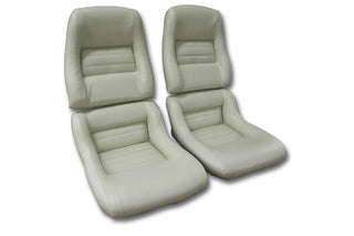 Buy 79-80-oyster-code-66 1979 Corvette 100% Leather Seat Covers- 2  Inch Bolsters