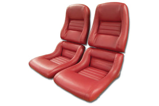 1979 Corvette Reproduction Leather/Vinyl Seat Covers- 2  Inch Bolsters