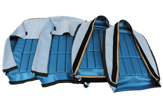 Buy 68-70-bright-blue-code-41 1968 Corvette Correct Reproduction Vinyl Seat Covers by Corvette America