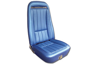 Buy 68-70-bright-blue-code-41 1970 Corvette Reproduction Vinyl Seat Covers by Corvette America