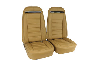 Buy 70-72-light-saddle-code-15 1972 Corvette 100% Leather Seat Covers by Corvette America