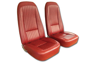 Buy 76-firethorn-code-34 1976 Corvette Reproduction Vinyl Seat Covers by Corvette America