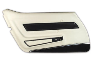 Buy 76-77-white-with-black-carpet-code-z5 1977 Corvette Deluxe Door Panel, Left Hand by Corvette America