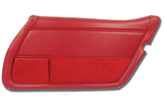 Buy 77-81-red-code-24 1980 Corvette Reproduction Vinyl Door Panel with Felt, Right Hand by Corvette America