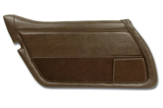 Buy 76-78-dark-brown-code-55 1978 Corvette Reproduction Vinyl Door Panel with Felt, Left Hand by Corvette America