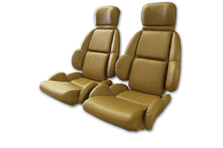 Buy 89-91-saddle-code-78 1989 Corvette Standard Leather Seat Covers by Corvette America