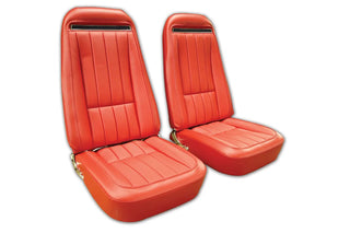 Buy 68-72-red-code-30 1971 Corvette Reproduction Vinyl Seat Covers by Corvette America
