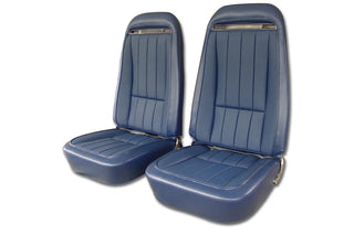 Buy 71-72-royal-blue-code-47 1971 Corvette Reproduction Vinyl Seat Covers by Corvette America