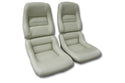 1980 Corvette Mounted 100% Leather Seat Covers- 2  Inch Bolsters