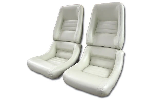 1980 Corvette Mounted 100% Leather Seat Covers- 4  Inch Bolsters