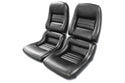 1980 Corvette Reproduction Leather/Vinyl Seat Covers- 2  Inch Bolsters