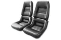 1979 Corvette Mounted 100% Leather Seat Covers- 4  Inch Bolsters