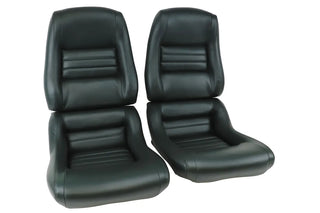 Buy 1979-green-code-14 1979 Corvette Mounted 100% Leather Seat Covers- 2  Inch Bolsters