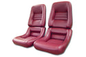 1982 Corvette Mounted 100% Leather Seat Covers- 4  Inch Bolsters