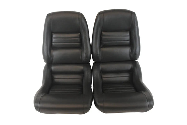 1982 Corvette Reproduction Leather/Vinyl Seat Covers- 2  Inch Bolsters