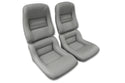 1982 Corvette Reproduction Leather/Vinyl Mounted Seat Covers- 2  Inch Bolsters