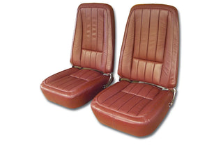 Buy 68-dark-orange-code-38 1968 Corvette Reproduction Leather Seat Covers by Corvette America