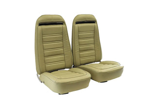 Buy 74-75-neutral-code-16 1974 Corvette 100% Leather Seat Covers by Corvette America