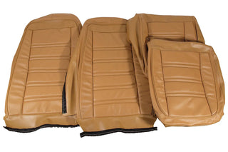Buy 73-75-medium-saddle-code-51 1975 Corvette Leather/Vinyl Seat Covers by Corvette America
