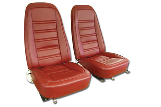 Buy 76-firethorn-code-34 1976 Corvette 100% Leather Seat Covers by Corvette America