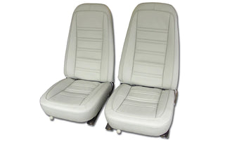 Buy 78-oyster-code-73 1978 Corvette Exact Reproduction Leather/Vinyl Seat Covers by Corvette America