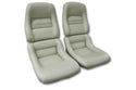 1980 Corvette Reproduction Leather/Vinyl Seat Covers- 2  Inch Bolsters