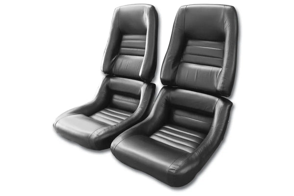 1981 Corvette 100% Leather Seat Covers- 4  Inch Bolsters