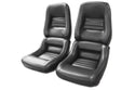 1982 Corvette 100% Leather Seat Covers- 4  Inch Bolsters