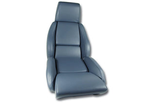 Buy 84-85-blue-code-70 1984 Corvette Standard Leather Seat Covers- Mounted by Corvette America