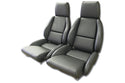 1987 Corvette Standard Leather Seat Covers- Mounted by Corvette America