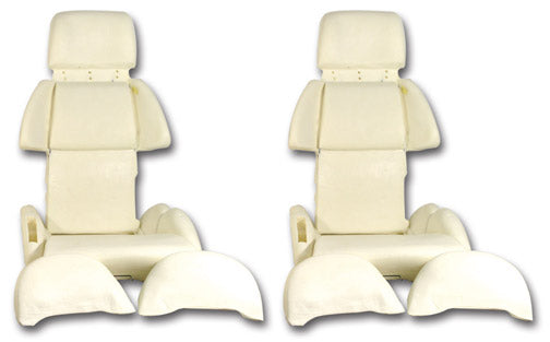 1991-1993 Corvette Sport Seat Foam 8 Piece Set