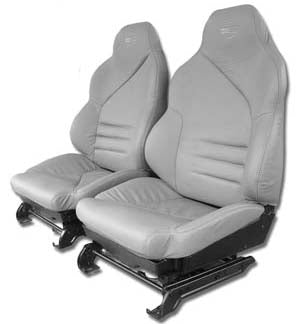 1994 Corvette Sport Leather Seat Covers- Mounted