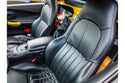 1997-2004 Corvette 100% Leather Standard Seat Covers - Black - by Corvette America